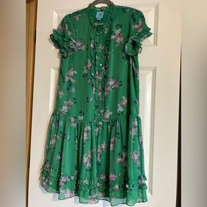 CeCe Kelly Green Floral dress